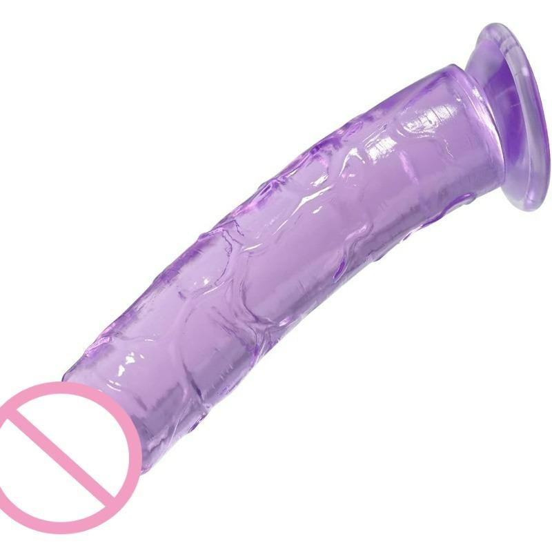 Vibrator Dildo Suction Cup Jelly Dick Realistic Soft Cup Adult Sex Toy for Women and Men Vaginal and Anal Masturbator Dildos