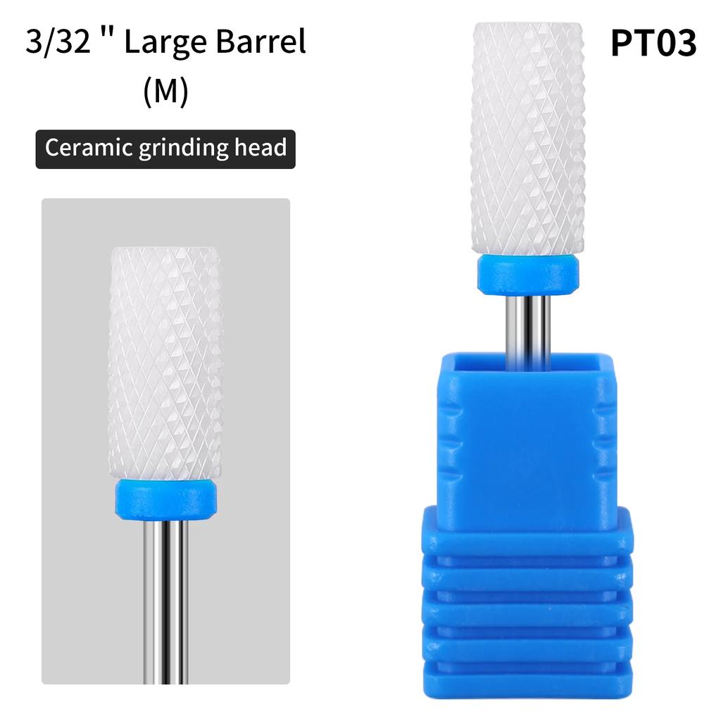 25 Types Ceramic Milling Cutter Nail Drill Bit Electric Manicure Pedicure Mill Bits Machine Files Nail Art Tools Equipment