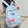School Bag Autumn New Small Fresh Plaid Primary School Bag Junior High School Cute Girl Contrasting Colors To Reduce the Burden Travel Backpack