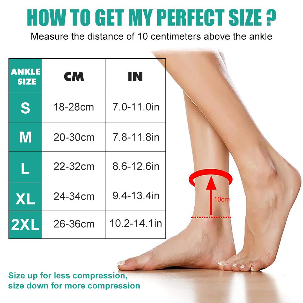 1Pcs Ankle Brace With Adjustable Compression Support Strap For Achilles Tendonitis,Ankle Wrap For Sprained Ankle Protect