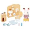 SYLVANIAN FAMILIES - 5015 - Frere Lapin Chocolat et Toilettes - Village - Mixte - 3 ans+