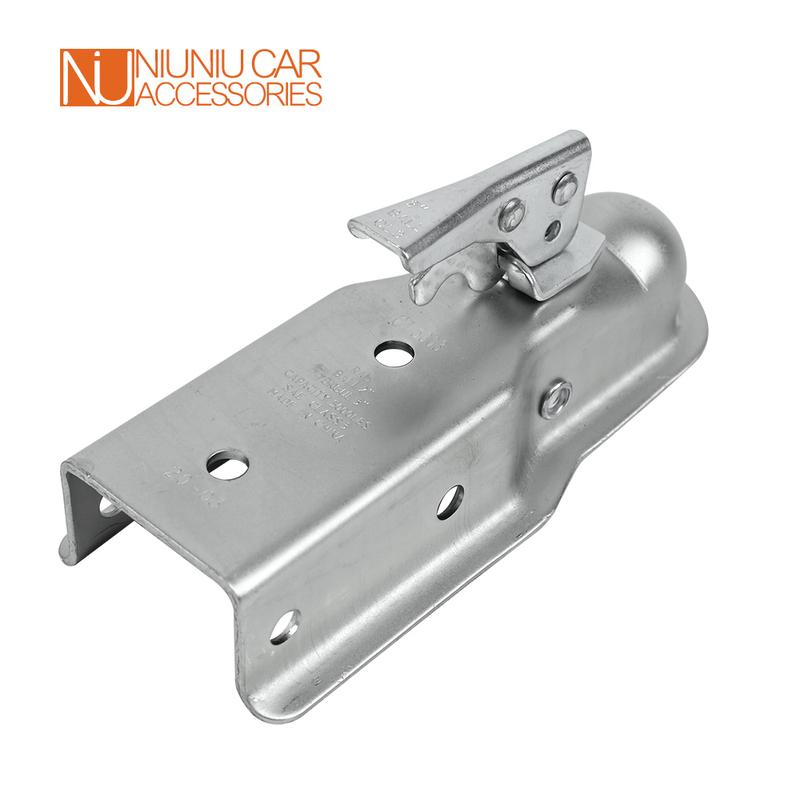 2 X 3 Inch 5000 Lbs Trailer Coupler Hitch Ball Coupling Straight Tongue RV Parts Camper Caravan Accessories