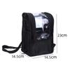 Multi-function Large Capacity Black PU Cosmetic Bag Waist Bag Makeup Brush Bag with Belt for Professional Makeup Artist 2024