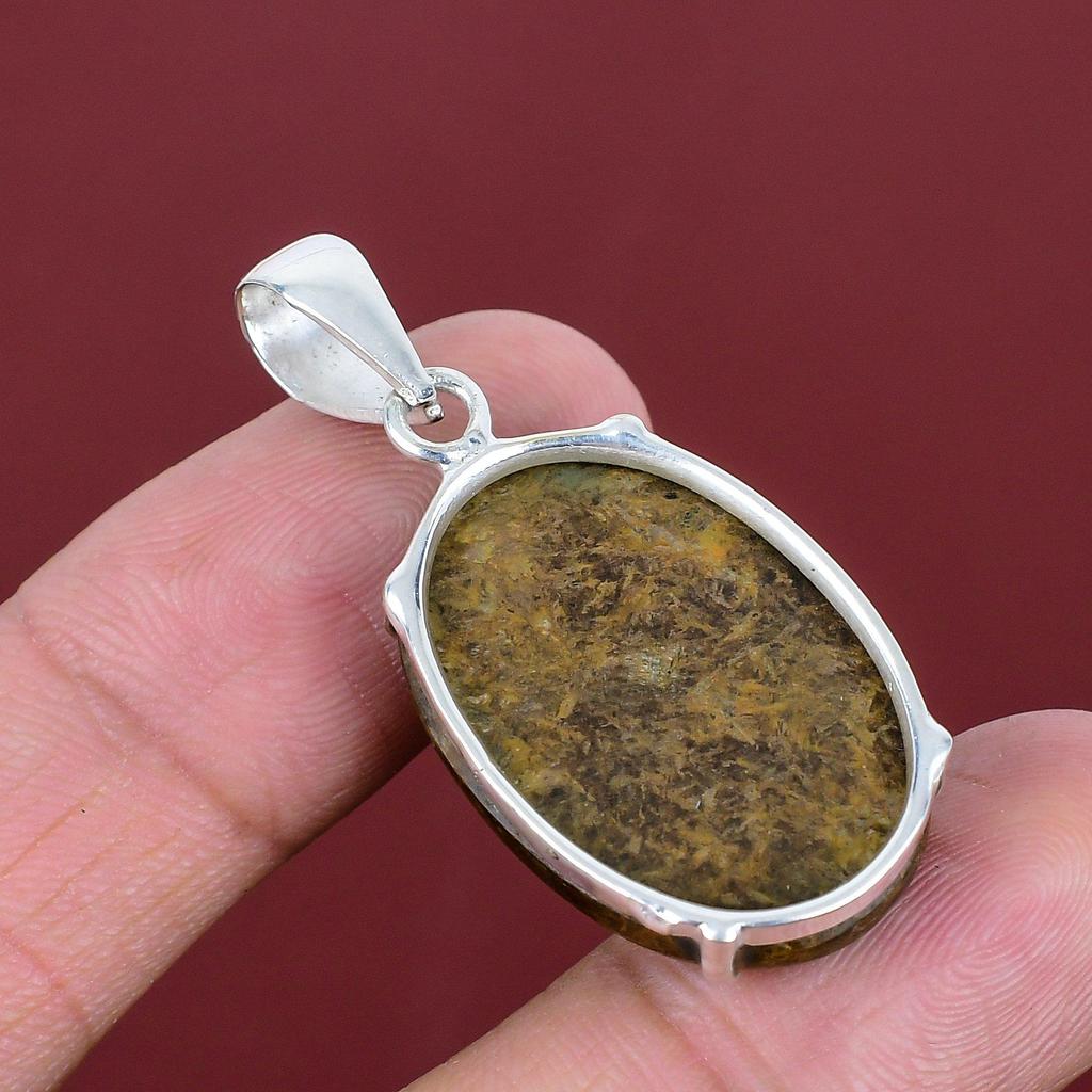 Bronzite Pendant 925 Sterling Silver Pendant Amazing Gemstone Pendant Elegant Jewelry Handmade Pendant Anniversary Gifts Birthstone Jewelry