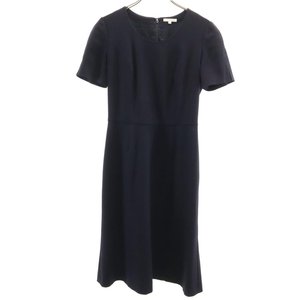 TO BE CHIC Made In Japan Short Sleeve One Piece 38 Navy Set Ensemble Women Used
