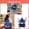 Plyšový batoh s postavičkou Stitch a polstrovanými ramenními popruhy pro každodenní použití