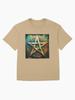 Pentangle Talisman Pentacle Pentangle Oversized T-Shirt