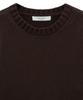 NOIRER FOR WOMAN Heavy Cotton Crop Knit (Brown)