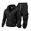Men's Winter Hooded Fleece Two-Piece Tracksuit - New Fashion Style