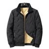 Men's Youth Lambskin Cotton Winter Coat - Thick, Warm, Velvet-Lined, Loose Fit