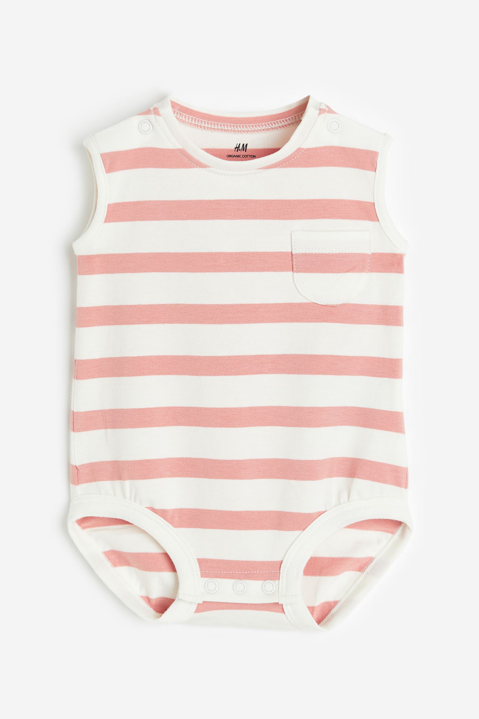 

Sleeveless cotton jersey bodysuit