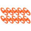 10pcs S Shaped 8 Shaped Snap Keychain Hook Clip Outdoor Molle Backpack Quick Release BuckleOrange