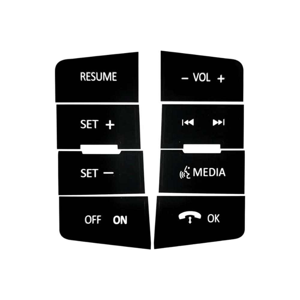 1 Set Steering Wheel Button Repair Decal Stickers For Ford Focus 2008 2009 2010