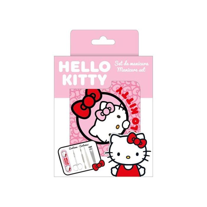 Kit de manucure - CERDÁ LIFE'S LITTLE MOMENTS - Hello Kitty - Étui métal - Outils inox