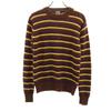HYSTERIC GLAMOUR Wool 100% Border Pattern Long Sleeve Sweater S Knit Men's Used