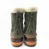 Vintage 80er/90er Jahre/LL Bean/Leder-Schneestiefel/21,5 cm/Khaki/Wasserdicht/Outdoor/US-Marke(GEBRAUCHT)