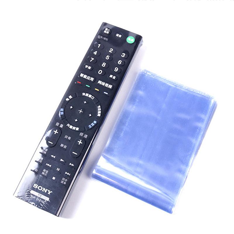 10Pcs Transparent Shrink Film Bag Anti-Dust Protective Case Cover For Tv Air Conditioner Remote Control Shrink Plastic Sheets