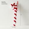 Christmas Red & White Irregular Shaped Ornaments: Balls, Candy Canes, Lollipops for Tree Decoration