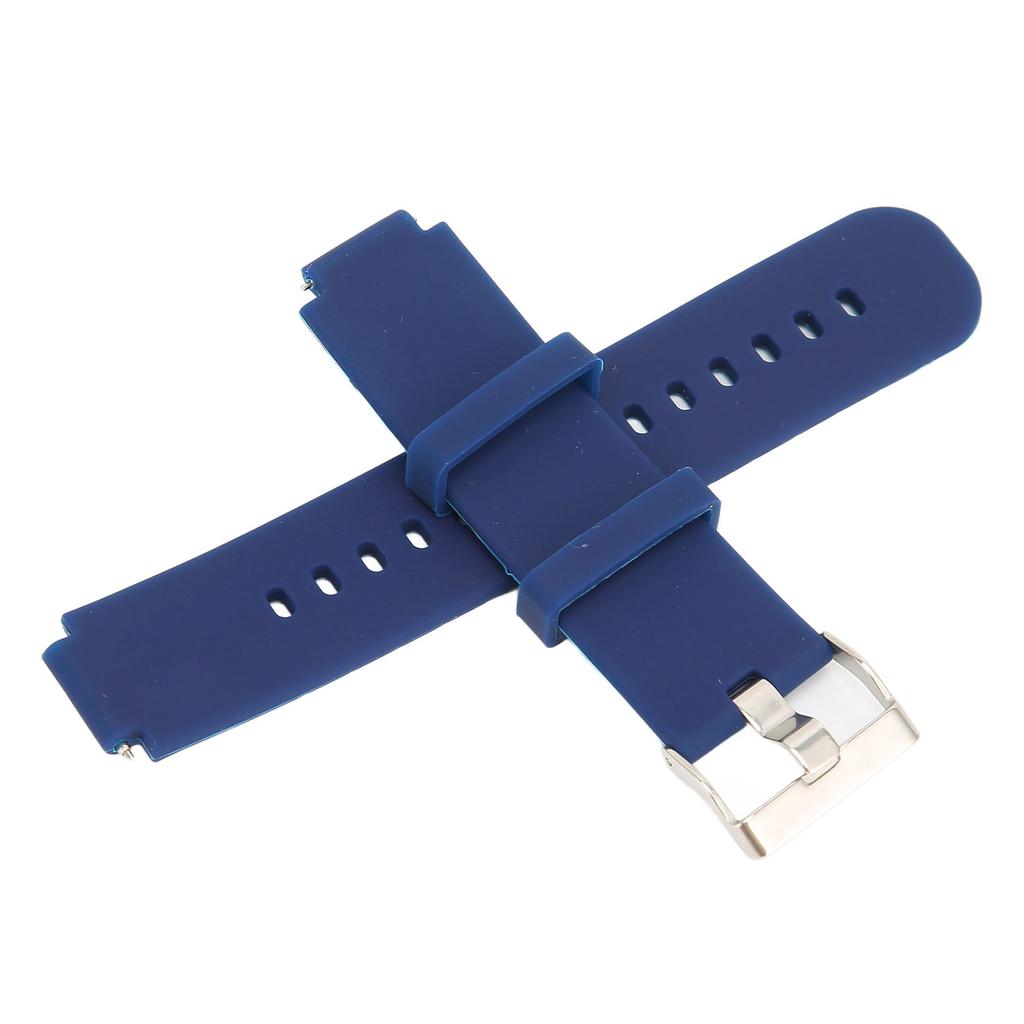 Silicone Watch Bands Strap Wristband Replacement for Amazfit Smart Watch Verge 2 A1807Midnight Blue