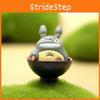 Cute Tea Cartoon Drinking Totoro Mini Model For Micro Landscape Decoration Prop