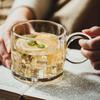 Light Luxury Glass Creative Big Ear Cup High-End Transparent Cup Household Water Cup Juice Cup Simple Wine Glass
