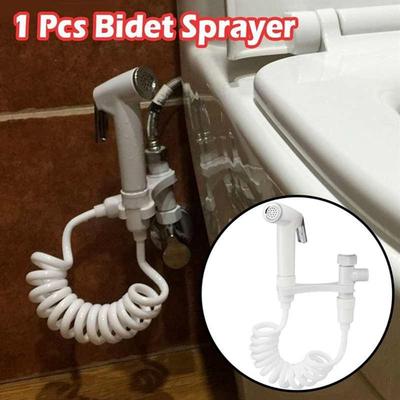 1SET Multifunzione Wc Bidet Rubinetto Doccia Spruzzatore Bagno Doccia Tubo Sedile del Water Bidet Spray Bidet Ugello Accessori