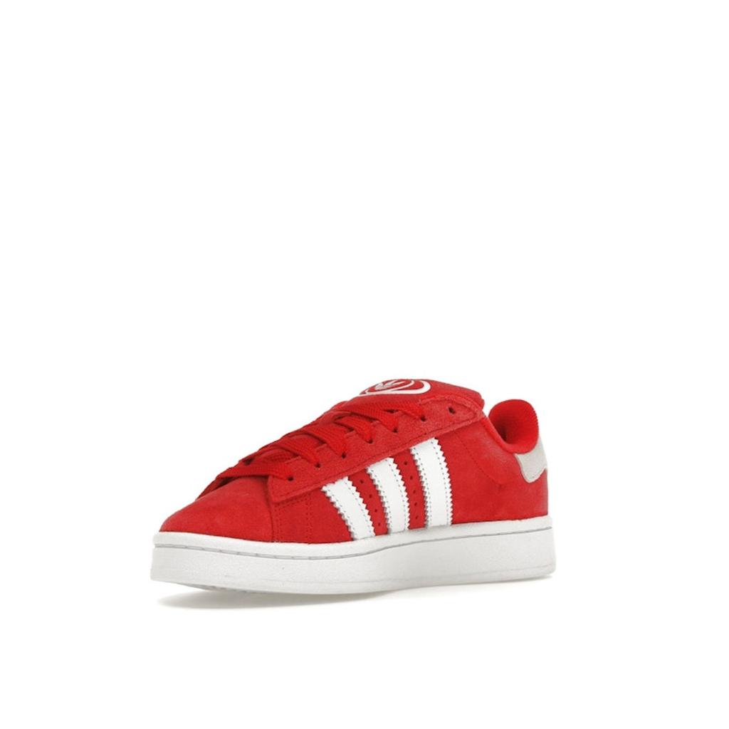 Adidas Campus 00s J Scarlet - Bílý patní díl Dětské tenisky Červená Better-Scarlet Cloud-White IG1230