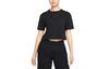 T Shirts Women's Black Crew Neck Moderate DN2777-010
