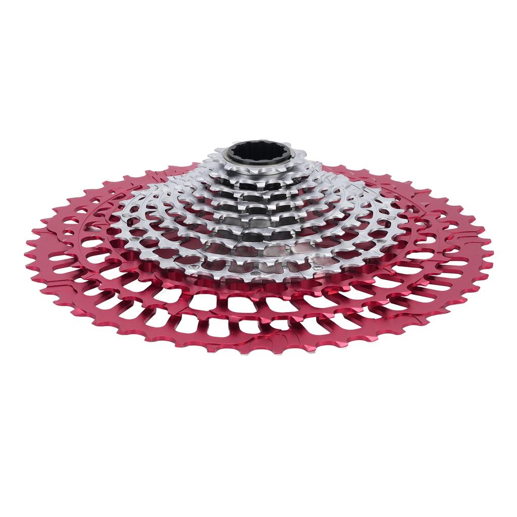 Bike Cassette   Light 10 to 50T 12 Speed CNC Hollow   Cassette Flywheel Replacement for XD Freehub