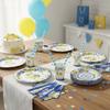 Thickened Lemon Pattern Disposable Tableware Set Disposable Utensils Set Birthday