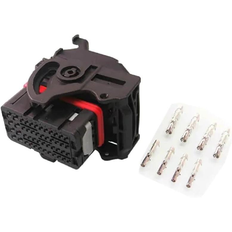 48 Pin Way 643201311 CMC Receptacle Left Wire Output ECU Plug Automotive Central Contral Wire Harness Connector(1pcs male) 1pcs female