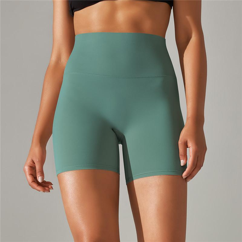 Auroth Sexy Elastic Yoga Shorts Women Biker Sports Shorts High Waist Fitness Workout Shorts
