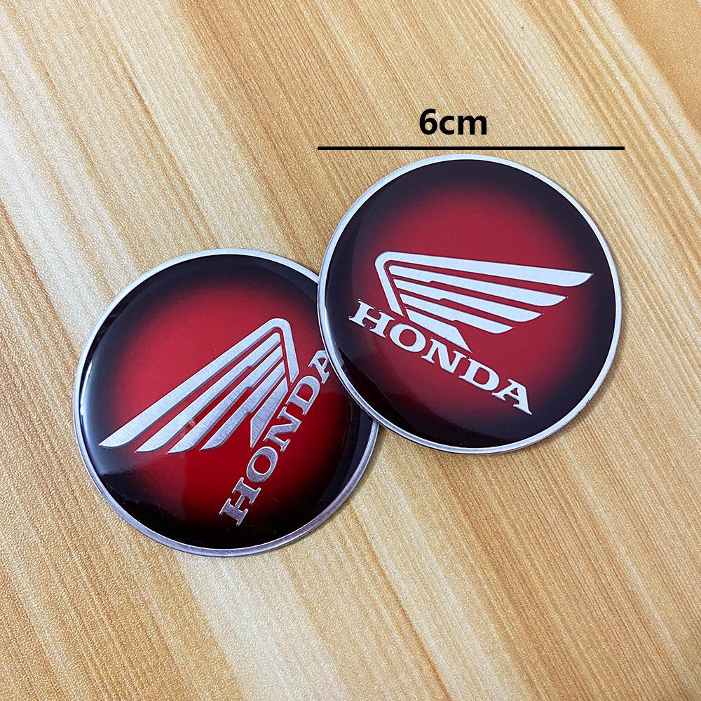 Autocollant Métal Logo Gravé au Laser Réservoir de Carburant Moto Honda