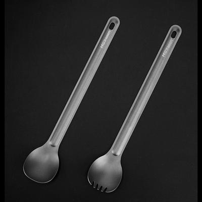 Stainless Steel Spork Camping Spork Outdoor Tableware Long-handled Spork