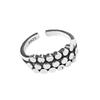 925 Silver Eyecatching Open Finger Ring For Women With Retro Cow Pattern And Chic Korean Elements Fashion