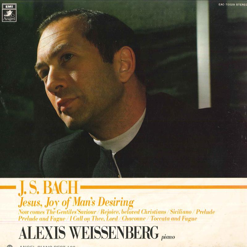 

LP Record ALEXIS WEISSENBERG(PIANO) - J.s.bach/Jesus,joy Of Man s Desirin EAC70029 TOSHIBAEMI - Japan Classical Used