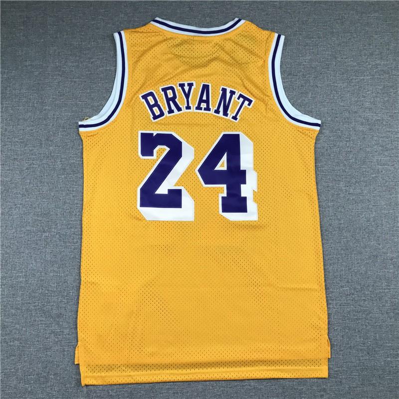 Embroidered NBA Los Angeles Lakers 24 Kobe Bryant Basketball Jersey Men Women Fall Winter