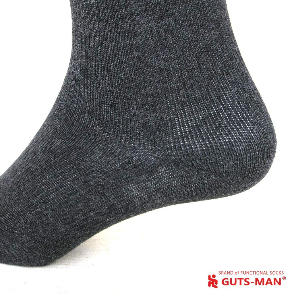 Gutsman Thinnest Force Organic Size L Midnight Gray Five-Toe Socks, Self-Defense Cotton, Deodorizing, (27-29cm),
