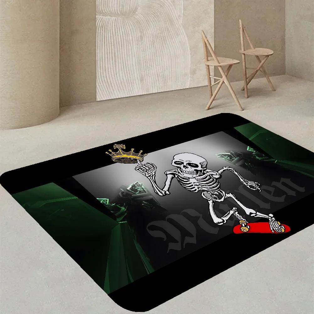 Powell P-Peralta Skateboard Bath Mat Non-Slip Laundry Room Rug Decor for Bathroom Balcony Living Room Toilet