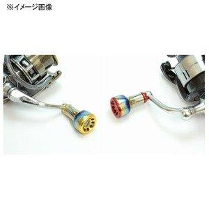 Libre Reel Knobs (2 pieces) (Fire + Gold C) Modern Black Bass, Sea Bass, Trout, Stainless Steel, Polished