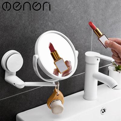 MENGNI oboustranné otočné make-up zrcadlo nástěnné malé koupelnové zrcadlo děrování zdarma Sady koupelnových doplňků