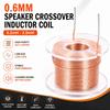 0.6mm Speaker Crossover Inductor Coil 0.2mh-2.0mh Audio Coil Durable Speaker Coil