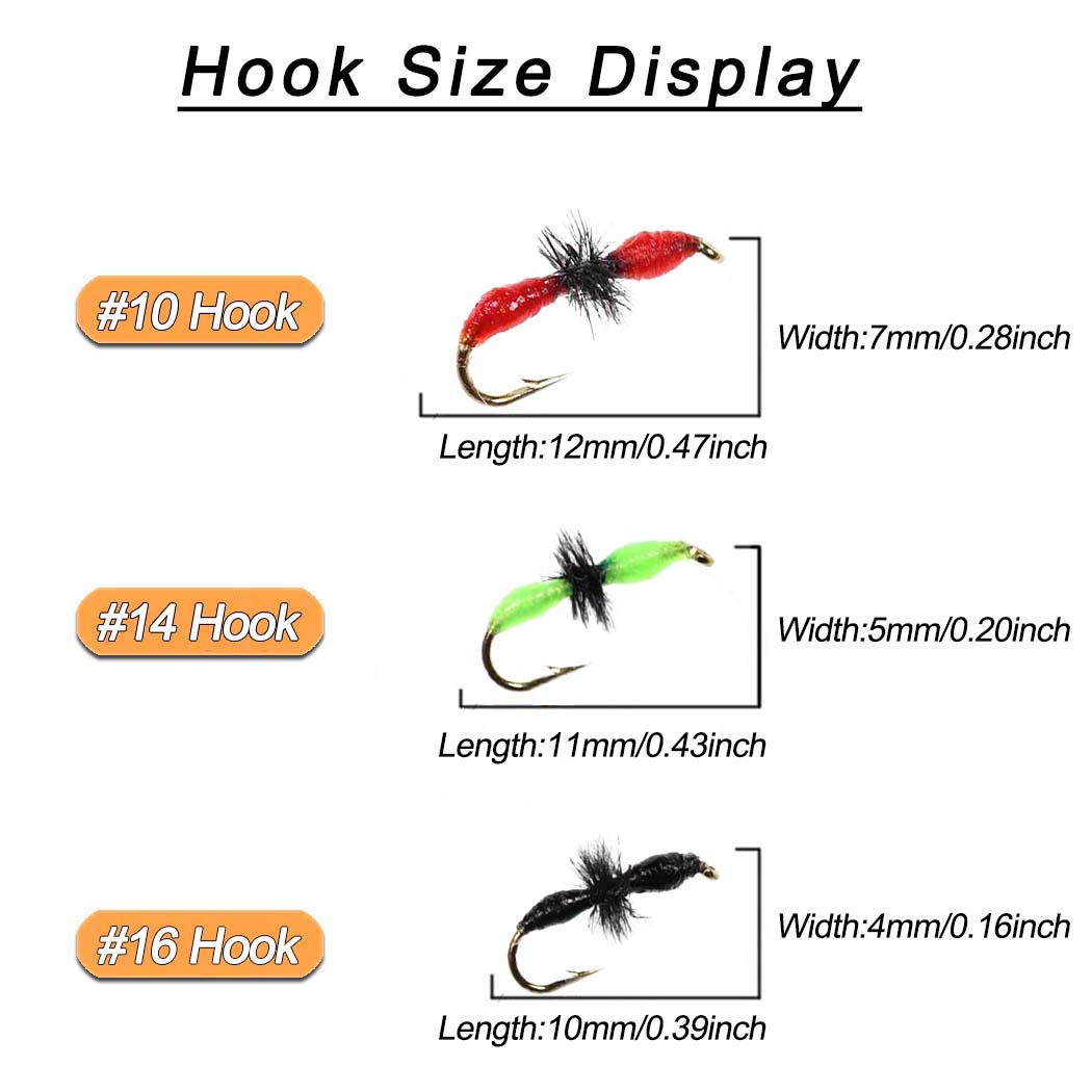 1/3 шт. искусственные муравьиные мокрые нахлыстовые приманки для ловли мух — фото 18