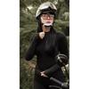 WOSAWE Women Motorcycle Jacket Body Soft Armor Shirt CE Certified Summer Ladies Downhill Motocross Riding Clothing Reflective