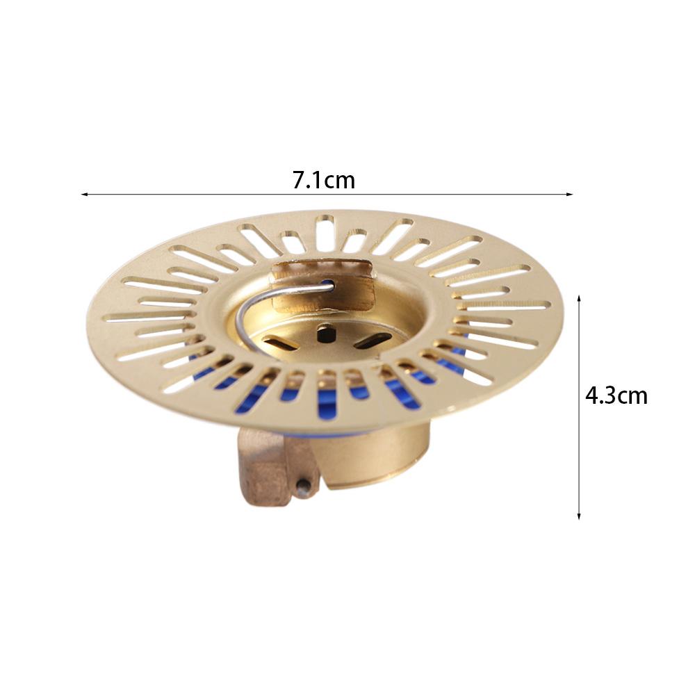 Insectproof Shower Floor Drain Anti-odor Toilet Sewer Drain All-copper Floor Drain  Toilet