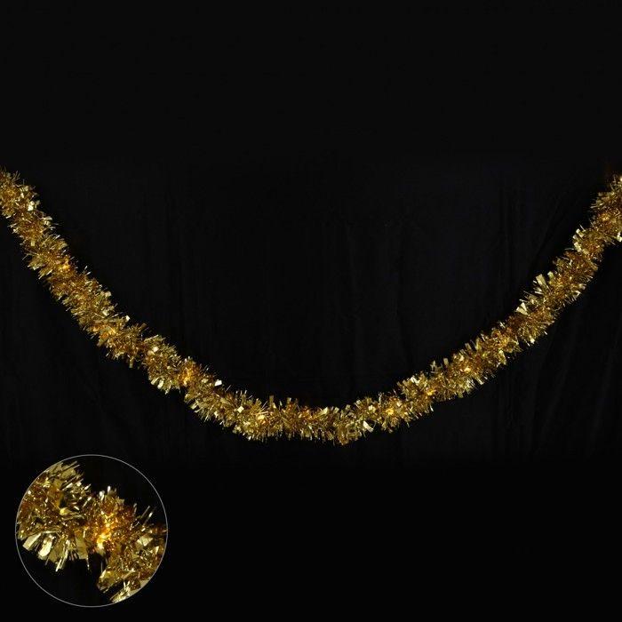 Guirlande lumineuse - Or - 2m - 20 mini LED - Blanc chaud - Intérieur