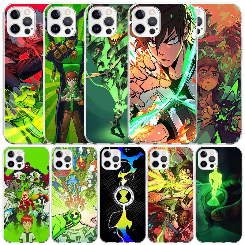 Ben Cartoon 10 Phone Case For IPhone 16 17 Air 16E 15 14 Plus 13 Mini 12 11 Pro Max 7 8 + SE 2020 Soft TPU Back Cover 16 17 Air