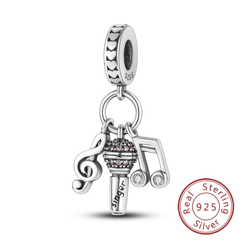 Fit Original Copper Charms Beads Puppy Heart Bow Copper Charms For Bracelet Pendant Women Jewelry Gifts