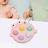 Cartoon Toy Fish Shape Bubble Pressing Toy Keychain Holding Sensory Toy Pressure Release Toy Mini Gadget Funny Gift