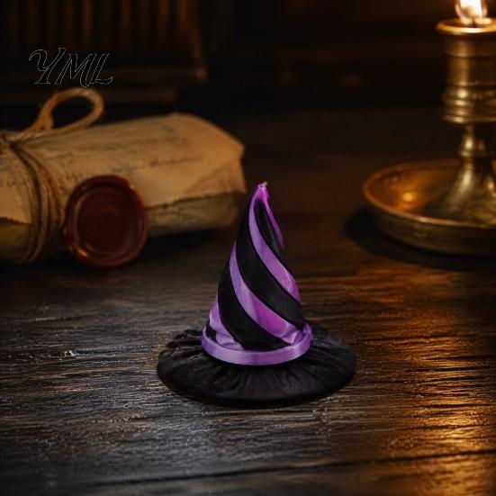 Spiral Witch Hat 3D Printed Passthrough Fidget Toy, Halloween Spooky Party Supplies Sensory Stress Relief Toy for Kids Adults, Favors Festive